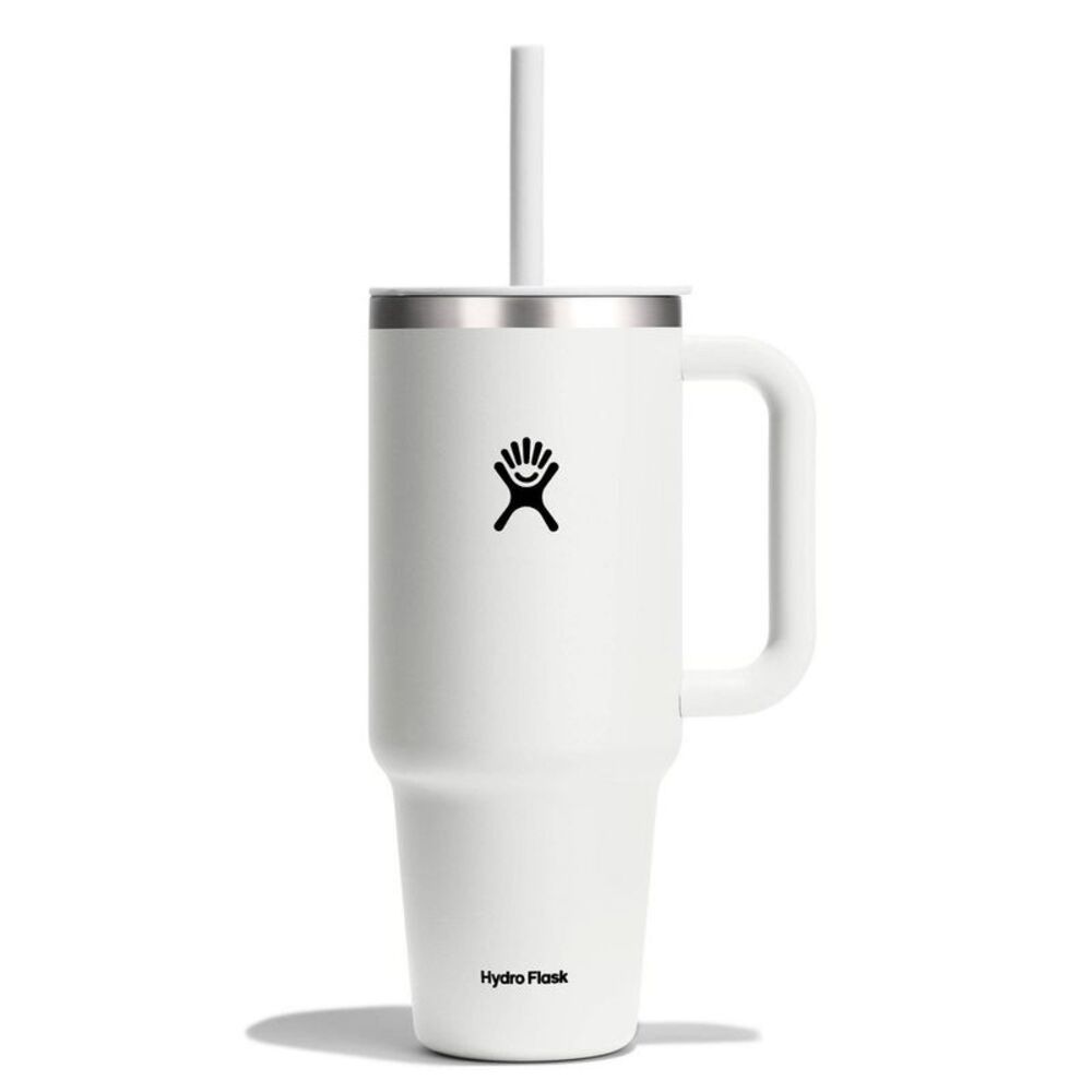 Hydro Flask 40oz All Around Travel Straw Tumbler - White